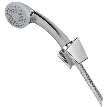 MEREO Vanový set , jednopolohová sprcha, sprchová hadice bílá-chrom (CB469A)