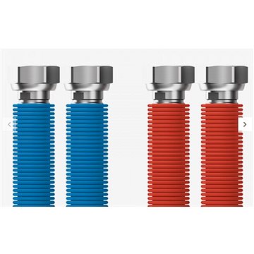 MERABELL Aqua Flexi G1/2"-G1/2" 30-60cm - 2ks (modrá, červená) (M0055)