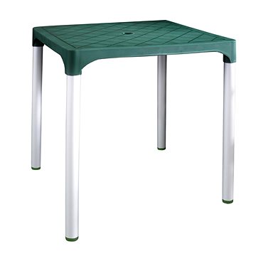 MEGAPLAST Stůl zahradní VIVA, tmavě zelený 72cm (146000149)