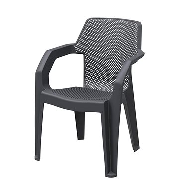 MEGA PLAST Židle zahradní MAREA, antracit (8606018205448)