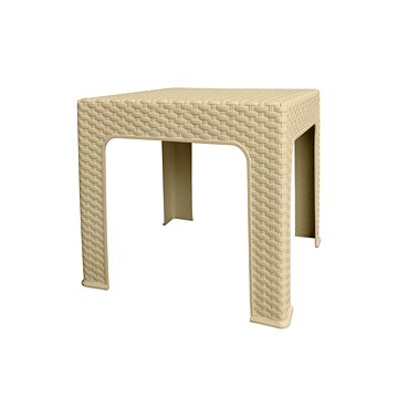 MEGA PLAST Stůl zahradní BISTRO, krémový 48cm (8606018202812)