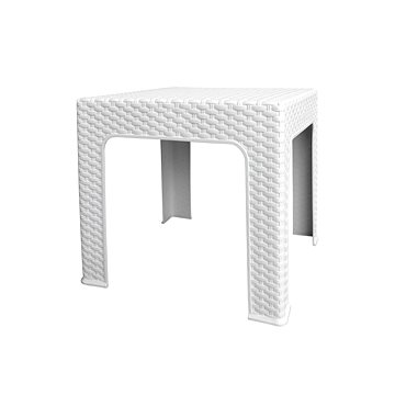 MEGA PLAST Stůl zahradní BISTRO, bílý 48cm (8606018202799)