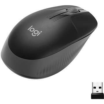 Logitech Wireless Mouse M190, Charcoal (910-005905)