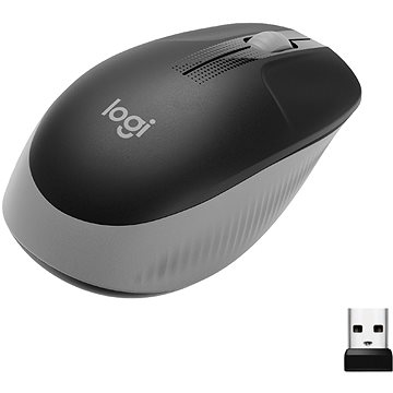 Logitech Wireless Mouse M190, Mid Grey (910-005906)