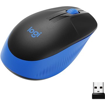 Logitech Wireless Mouse M190, Blue (910-005907)