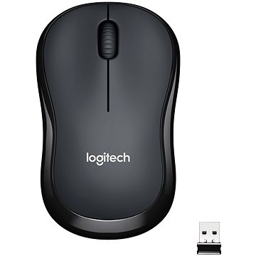 Logitech Wireless Mouse M220 Silent, černá (910-004878)