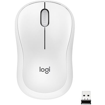 Logitech Wireless Mouse M220 Silent, bílá (910-006128)