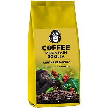 Mountain Gorilla Coffee Africká královna, 1 kg (8594188350047)