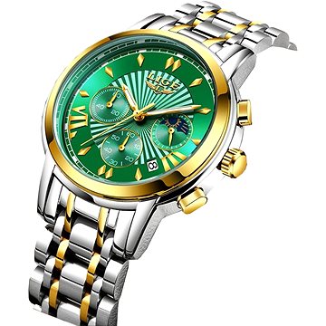 Lige Pánské hodinky zelená – 8911 (4210)