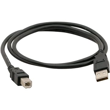 OEM USB 2.0 propojovací 1.8m A-B černý (CB-USB2AB-18-B)