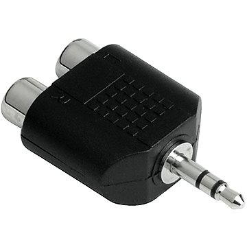 Hama audio 3.5mm jack - 2 cinch zásuvky (122376)