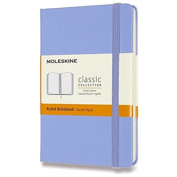 Moleskine S, tvrdé desky, linkovaný, nebesky modrý (MM710B42)