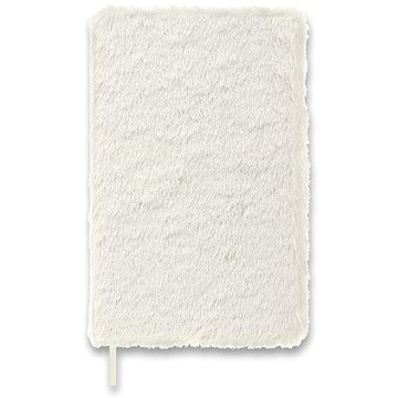 Moleskine Faux Fur L, linkovaný, Cream White (LCFUR31BBOX)