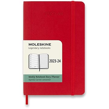 Moleskine 2023-2024 S, měkké desky, červený (DSF218WN2Y24)