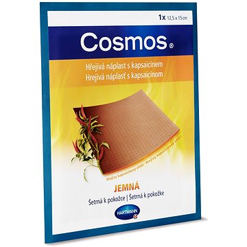 COSMOS hřejivá náplast na bolest zad jemná s kapsaicinem 12,5 × 15 cm (4049500194891)