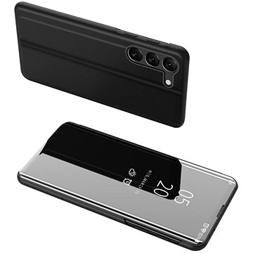 MG Clear View knížkové pouzdro pro Samsung Galaxy S23, černé