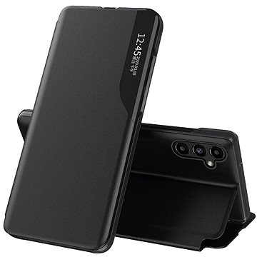 MG Eco Leather View knížkové pouzdro pro Samsung Galaxy S23, černé