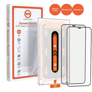 Mobile Origin Screen Guard iPhone 11 Pro / XS / X s aplikátorem 2 pack (SGA-i11Pro-2pk)