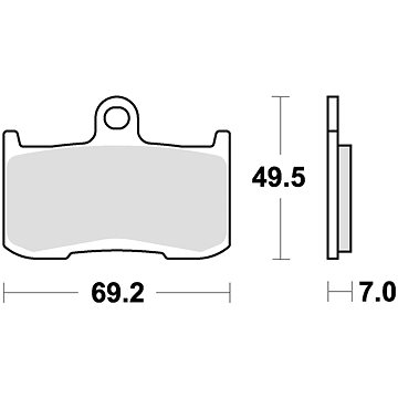 Braking brzdové destičky (sinterová směs CM55) (2ks) M501-226 (M501-226)