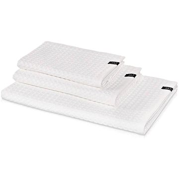 Möve PIQUÉE ručník s waflovým vzorem 40x70 cm bílý (4013165476203)
