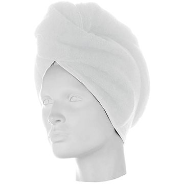 Möve Domácí froté turban na sušení vlasů, bílý (4013165149886)