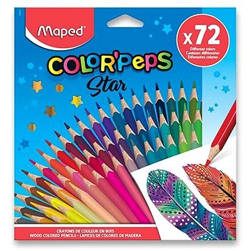 MAPED Color' Peps trojhranné 72 barev (832072)