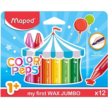 MAPED Wax JUMBO 12 barev (861311)