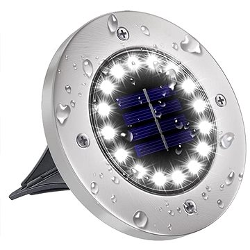LEDsolar 16Z venkovní světlo k zapíchnutí do země 1 ks, 16 LED, bezdrátové, iPRO, 1W, studená barva (8595654703183)
