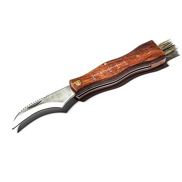 KIK KX7581 Dřevěný houbařský nožík se štětečkem (1743)