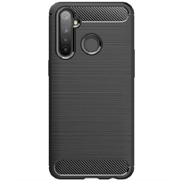 OEM Silikonový obal CARBON pro Huawei P40 lite - černý (RI4810)