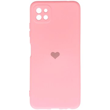 Vennus Valentýnské pouzdro Heart pro Samsung Galaxy A22 5G - růžové (TT4359)