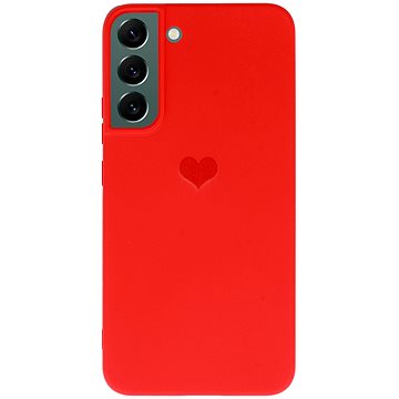 Vennus Valentýnské pouzdro Heart pro Samsung Galaxy S22 Plus - červené (TT4378)
