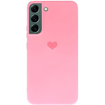 Vennus Valentýnské pouzdro Heart pro Samsung Galaxy S22 Plus - růžové (TT4379)