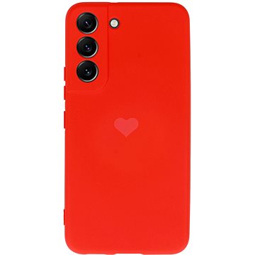 Vennus Valentýnské pouzdro Heart pro Samsung Galaxy S22 - červené (TT4382)