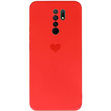 Vennus Valentýnské pouzdro Heart pro Xiaomi Redmi 9 - červené (TT4395)