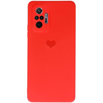 Vennus Valentýnské pouzdro Heart pro Xiaomi Redmi Note 10 Pro/ Redmi Note 10 Pro Max - červené (TT4397)