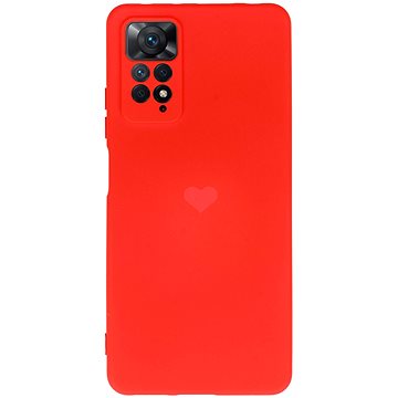 Vennus Valentýnské pouzdro Heart pro Xiaomi Redmi Note 11 Pro/ Redmi Note 11 Pro 5G - červené (TT4399)