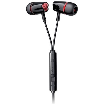 Joyroom In-ear Wired Control slúchadlá do uší 3.5mm, černé (JOY04557)