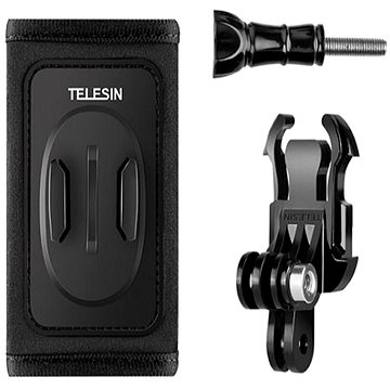 Telesin Backpack Strap držák na batoh na sportovní kamery, černý (TEL70053)