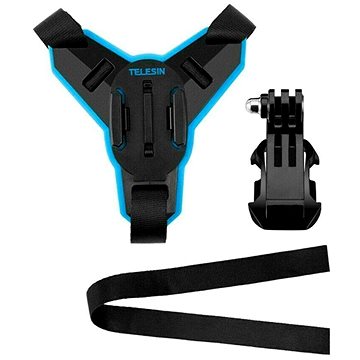 Telesin Motorcycle Chin držák na přilbu na sportovní kamery, černý (TEL74563)