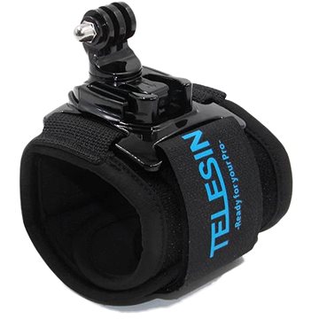 Telesin Wrist Strap úchyt pro sportovní kamery na zápěstí, černý (TEL74525)
