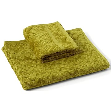 MISSONI HOME REX malý ručník na ruce 40 x 70 cm zelený (8051275016809)
