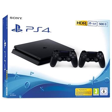 PlayStation 4 Slim 500GB + Extra DualShock 4 (711719775317)