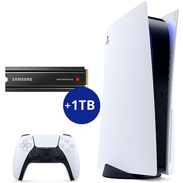 PlayStation 5 s rozšiřeným uložištěm (+1TB SSD) (PS719423997)