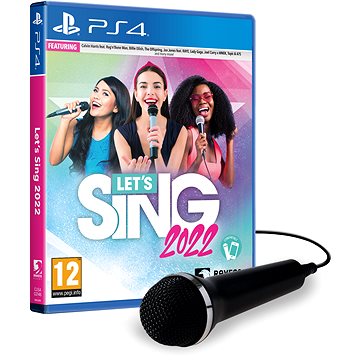 Lets Sing 2022 + 1 microphone - PS4 (4020628684204)
