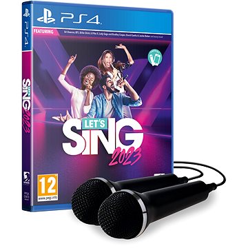 Lets Sing 2023 + 2 microphone - PS4 (4020628639488)