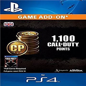 1.000 (+100 Bonus) Call of Duty Points - PS4 CZ Digital