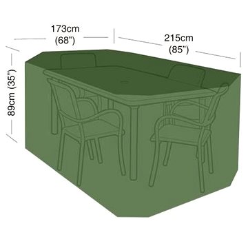 M.A.T. plachta krycí na set 4 židlí+obdél.stůl 215 x 173 x 89cm (791839)