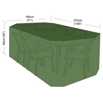 M.A.T. plachta krycí na set 6 židlí+obdél.stůl 270 x 180 x 89cm (791841)