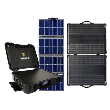Viking Set bateriový generátor Viking X-1000, solární panel X80 a solární panel Viking LVP120 (X1000X80LVP120)